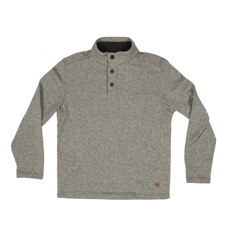 G.H. Bass 1/4 Button Fleece Lined Sweater
