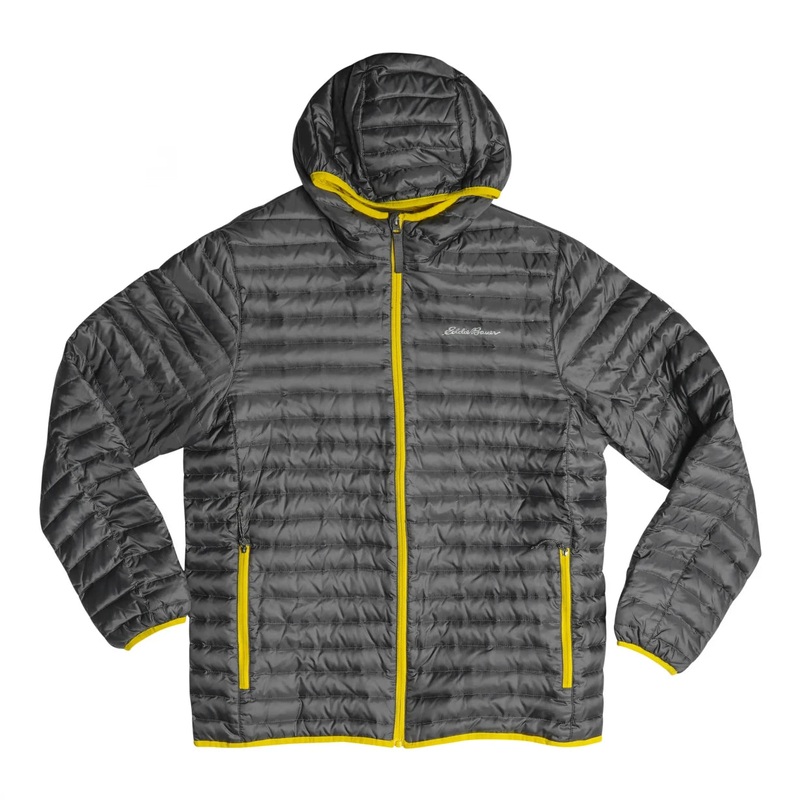 Eddie Bauer Medium Travex EB 700 Goose Down Puffer Hooded Jacket Full Zip - Men's